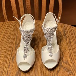 Ivory David’s Bridal heels